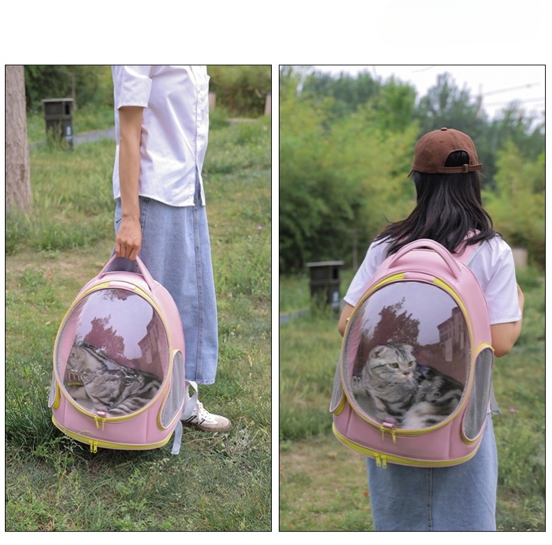 Cat Puppy Dog Travel Carrier Hiking Backpack  Space Capsule Cat Carrier Backpack Pet Carriers