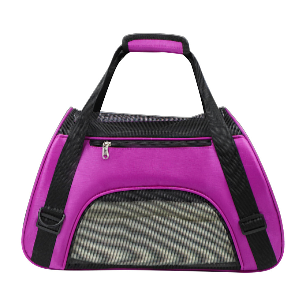 cat travel carrier cage Luxury Small Dog Cat Portable Travel Carrier Soft Plush  Pet Carrier