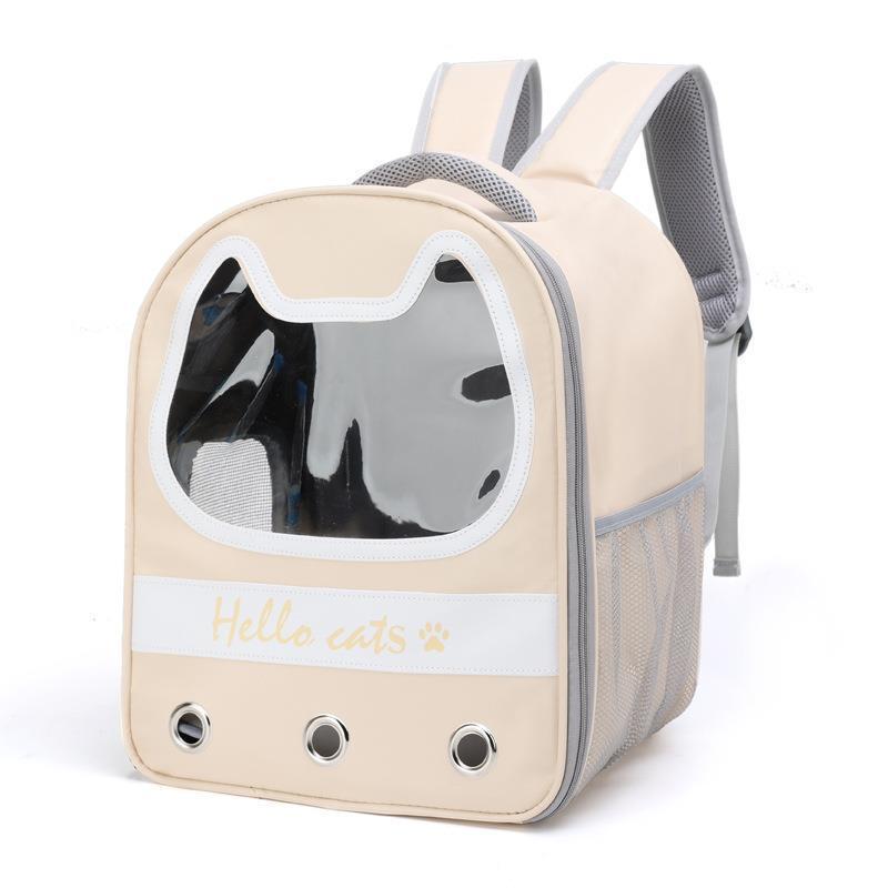 Wholesale Airline Approved Ventilate Transparent Pet Cat carrier bag pet cat backpack expandable carrier cat carrier