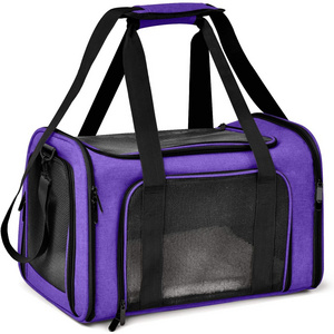 Europe & America hot sale airline approved travel expandable  pet carriers pet carrier trolle pet carrier plane