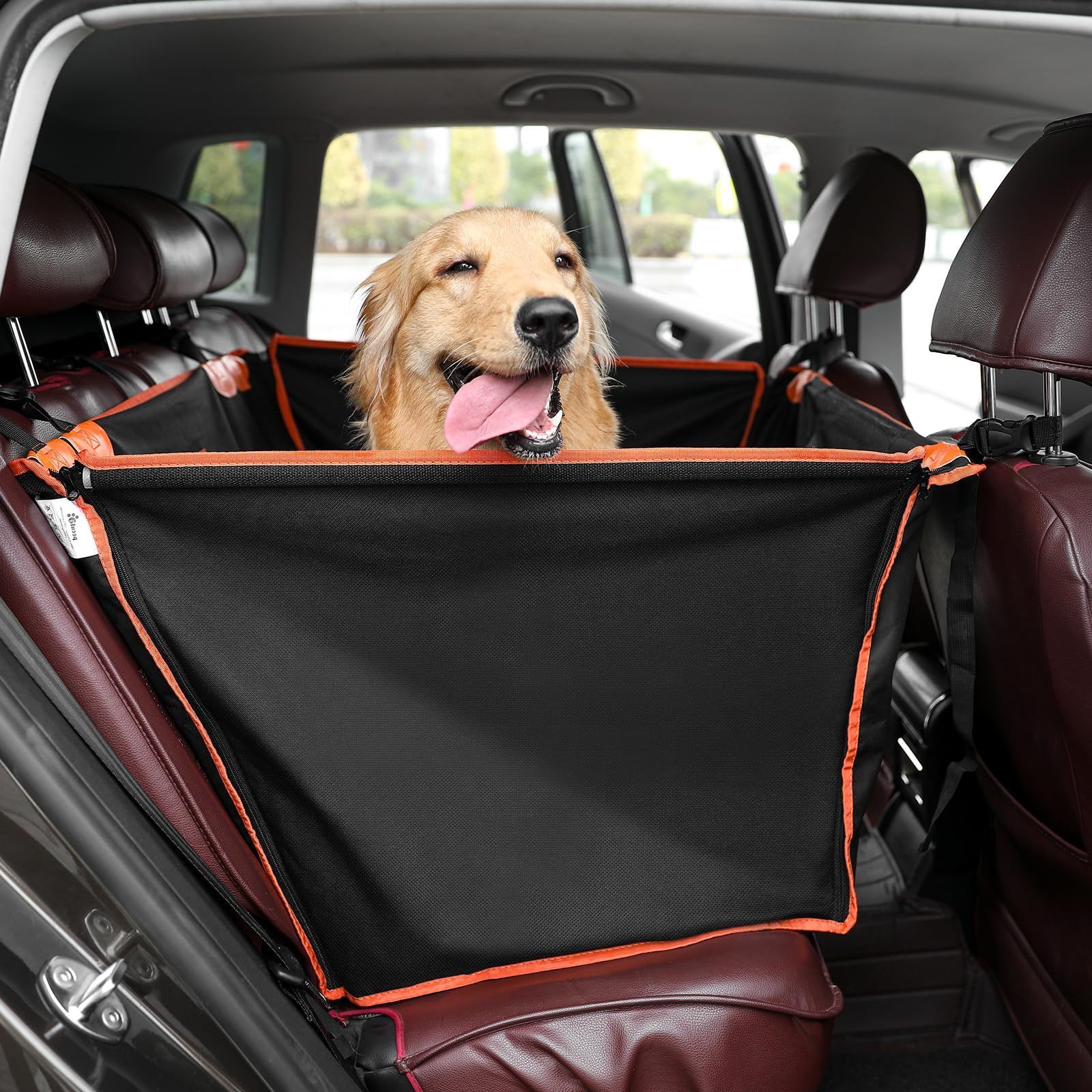 Anti-Collapse Dog Car Seat for Back Front  Stable Pet Car Booster Seat Anti Scratch Hard Bottom Dog Car Seat