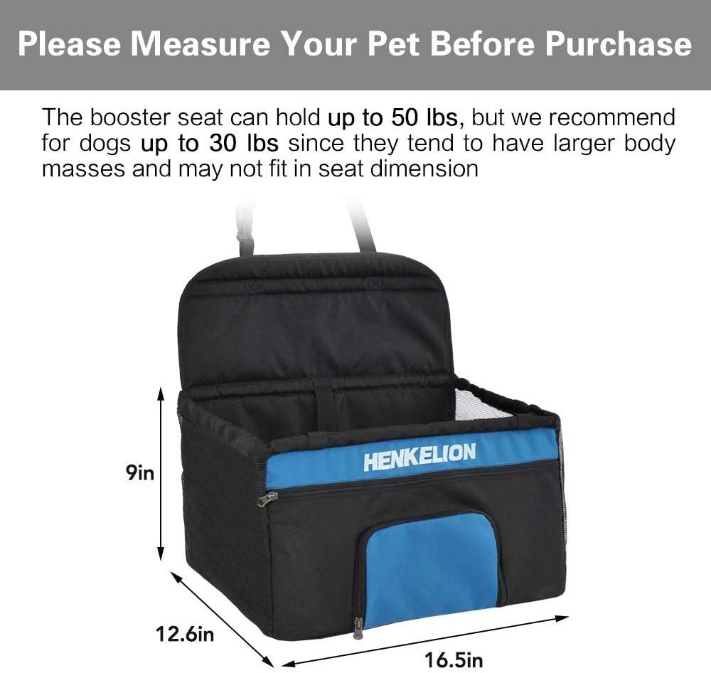 2022 Hot Selling Large Portable Anti Collapse Breathable  dog booster car seat car dog seat belt car seat for dog