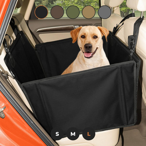 Custom Dog Car Seat Booster Outdoor Travel Portable Car Dog Seat With 4 Fastening Straps Extra Stable Dog Car Seat