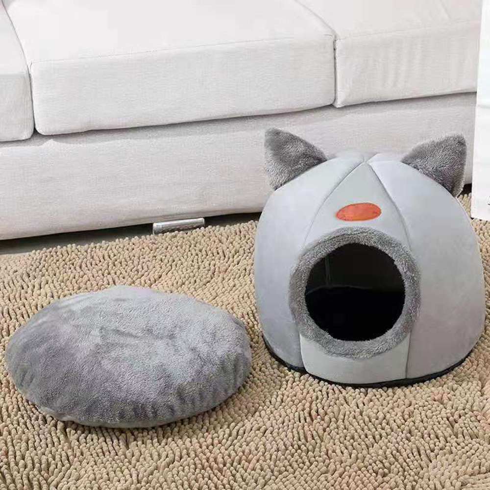 Factory Portable Small Cheap Folding Felt Wholesale Soft Big Home Luxury Indoor Large cat house cat house outdoor cat house