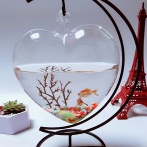 Aquarium Fish Bowl Hanging Glass Goldfish Tank Glass Hanging Fish Bowl Creative Flower Bottle Fish Tank Decoration Aquarium