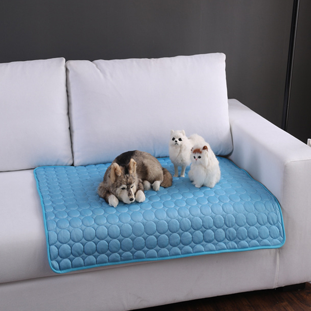 Summer cooling pet mats & pads durable puppy blankets waterproof washable sofa breathable pet dog bed.