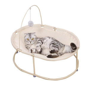 Whole Wash Stable Dog Pet Round Hammock Bed Detachable Cat Sleeping Bed Indoor Elevated Cat Bed