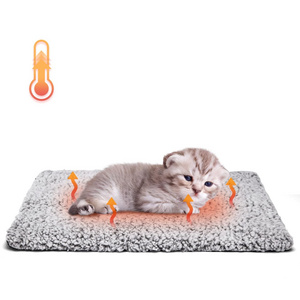 Self Warming Cat Bed Washable Anti-Slip Self Heating Pet Kennel Pad for Small Medium Cats Dogs