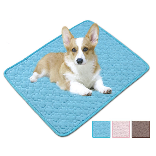 Summer cooling pet mats & pads durable puppy blankets waterproof washable sofa breathable pet dog bed.