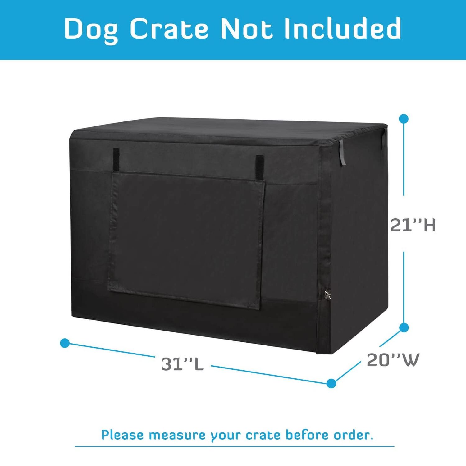 Heavy Duty Dog Crate Cover 30 Inch Dog Cage Covers Waterproof Dog Kennel Cover