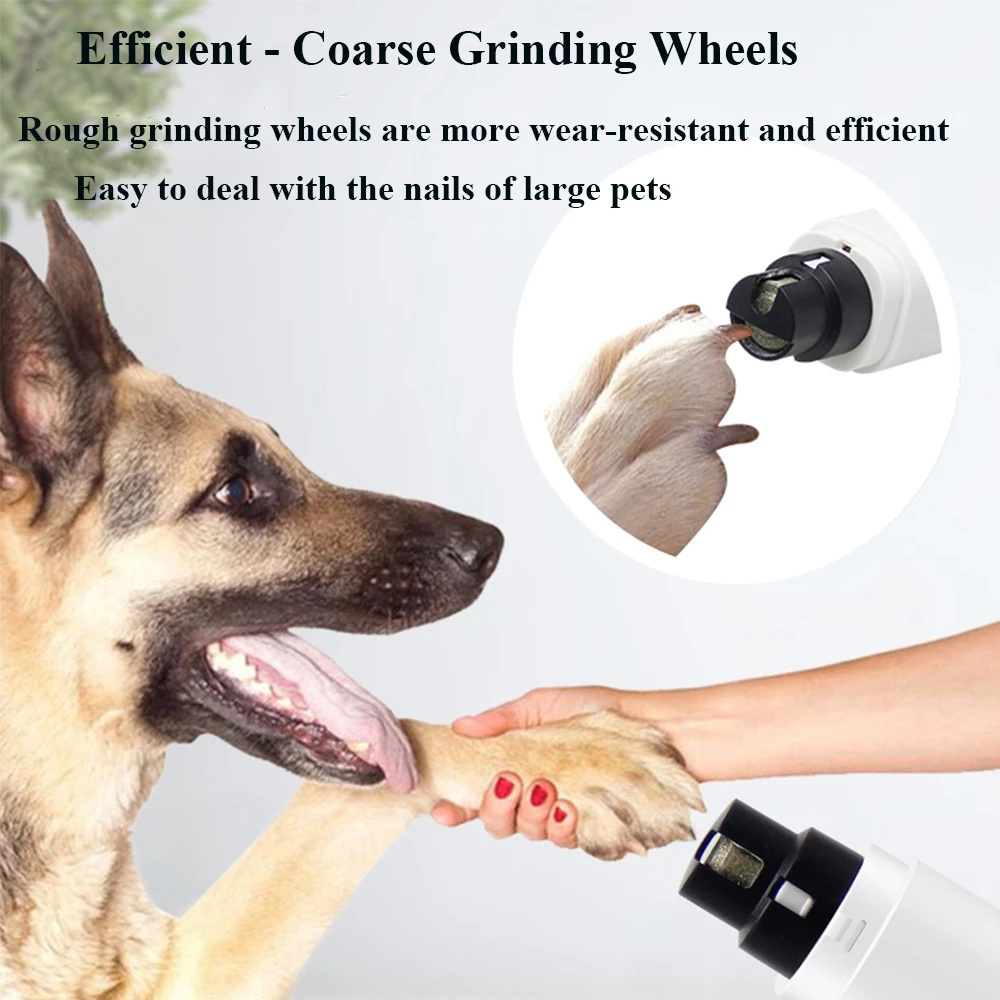 Electric dogs nail clipper for pets nail grinder with led light  grinder dog nail clippers