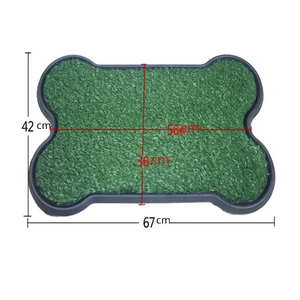 Hot Sale Dog Grass Pad with Tray Professionally Pet Toilet Potty Tray Artificial Grass Mats