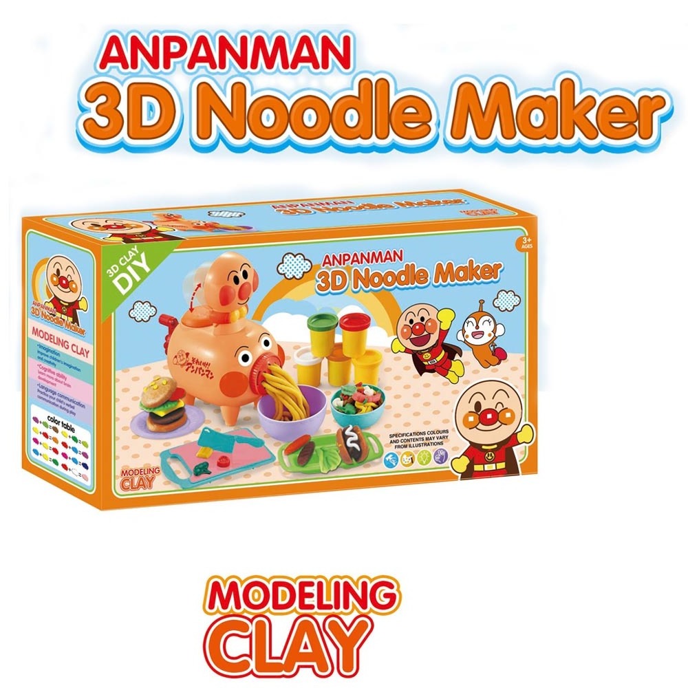 Educational Play  Color Clay 3D Noodle Maker Kitchen Toy Noodle Maker Machine  Plasticine Mold Set  For  Kids