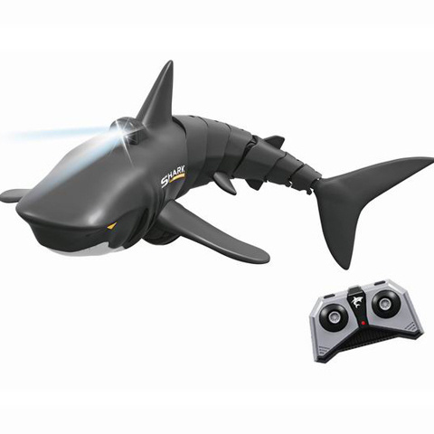 Hot Sale 2.4G 4CH Radio Control Toys Shark with light for kids