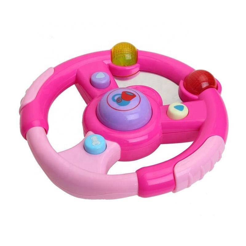 2023 montessori Early Educational Toys Electric Plastic Sim ulation Car Toy SteeringWheel for Toddlers