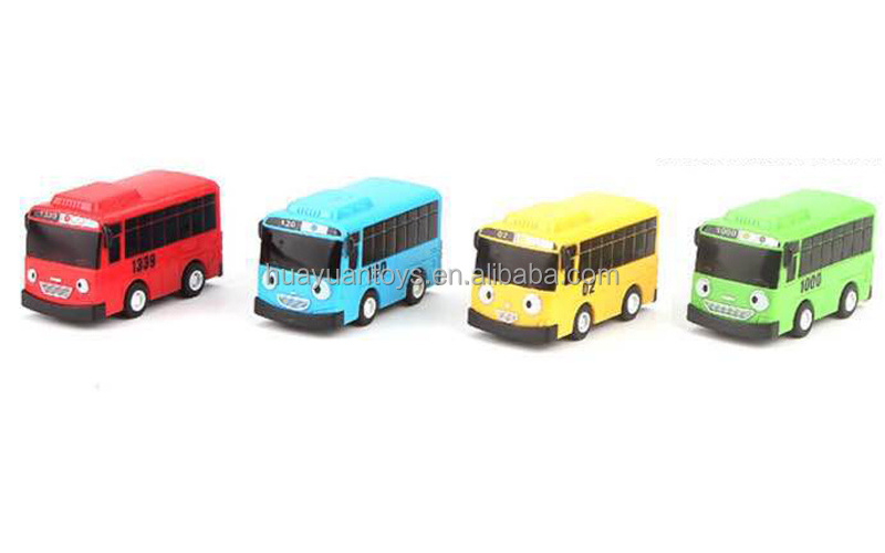 Tayo Car Little Model Bus Mini Toy Cheap Plastic Pull Back Car Toys For Kids