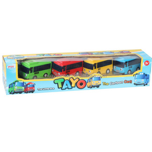 Tayo Car Little Model Bus Mini Toy Cheap Plastic Pull Back Car Toys For Kids