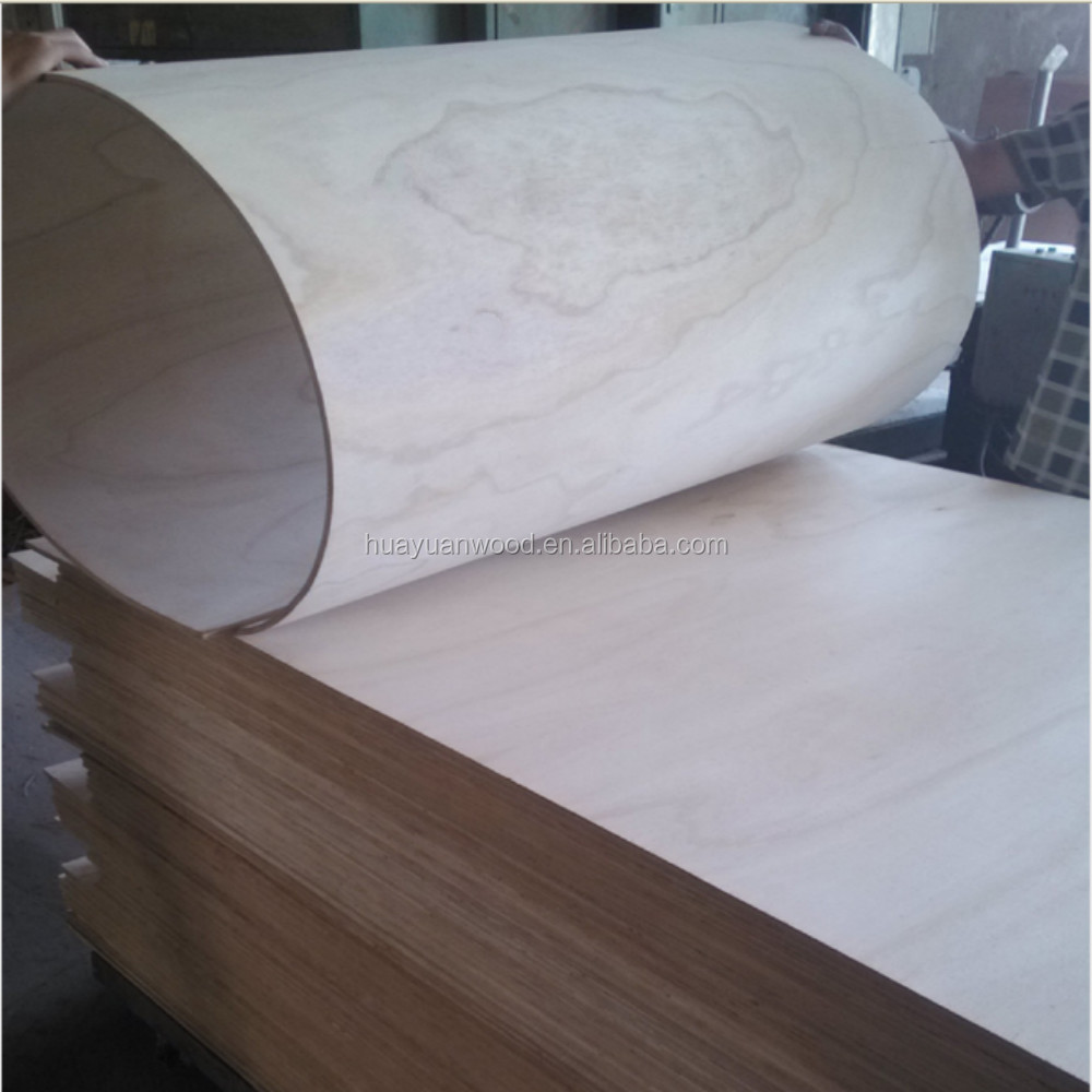 high quality 4mm 6mm flexible plywood factory