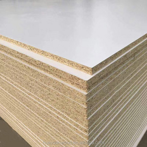 15mm 16mm laminated grey white color particle board chipboard for making furniture