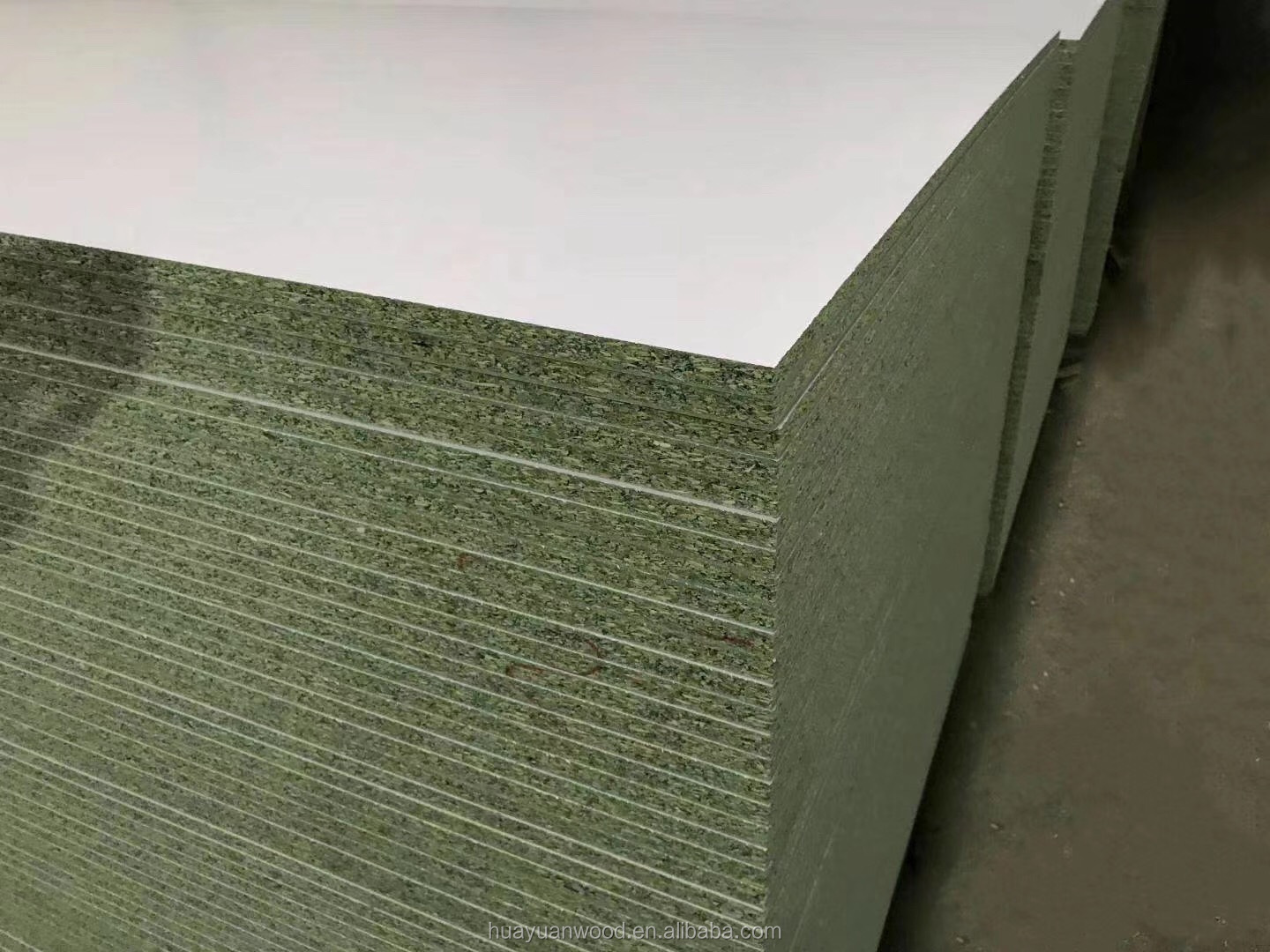 15mm 16mm laminated grey white color particle board chipboard for making furniture