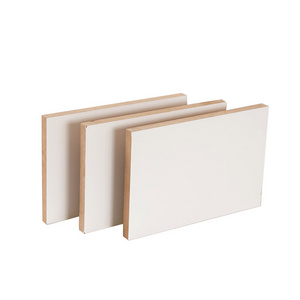 Frost White Warm White Color18mm 3/4 Melamine Laminated Mdf Board Sheet For Cabinet