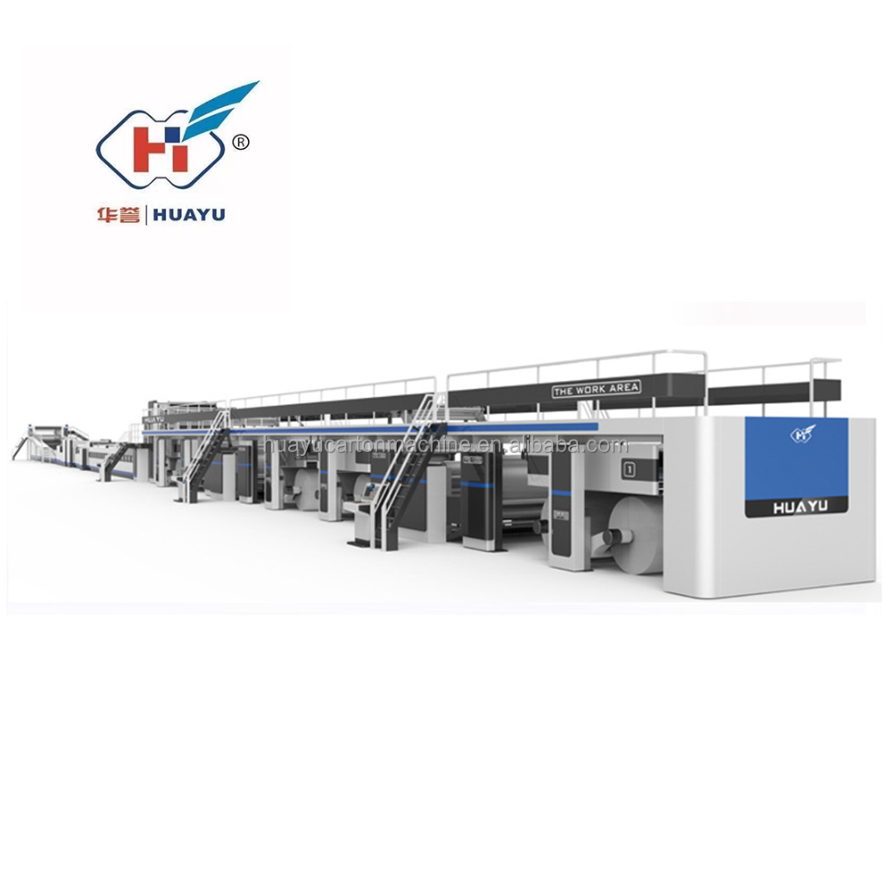 WJ series automatic 5 layer corrugated paperboard cardboard production line Corrugated Paper Cardboard Machine