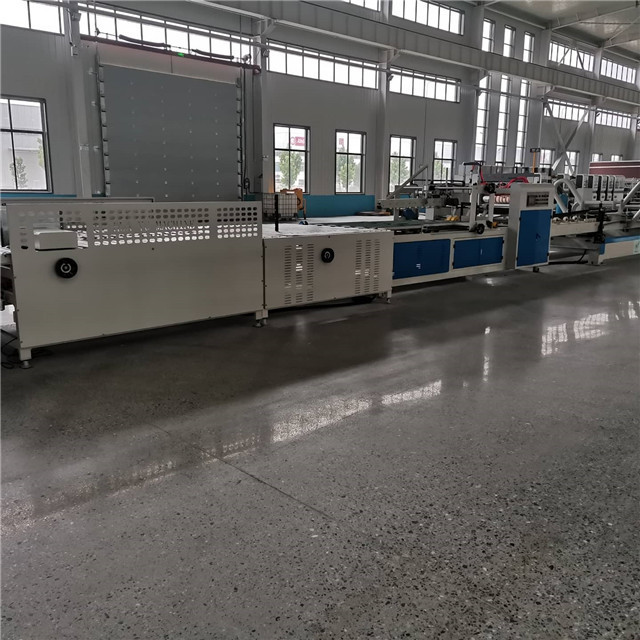 YF Automatic Glue Dispenser Machine Folder Gluer Machine Press Type Carton Box Folding Gluing Machine