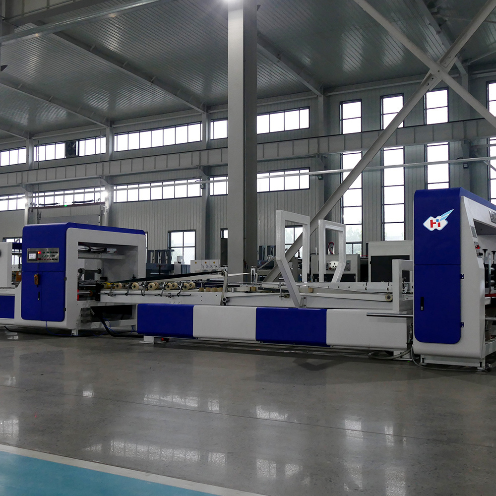 220m/min Tissue Box Rolling Glue Sealing Machine Mask Pack Paper Carton Box Hot Melt Gluing Machine