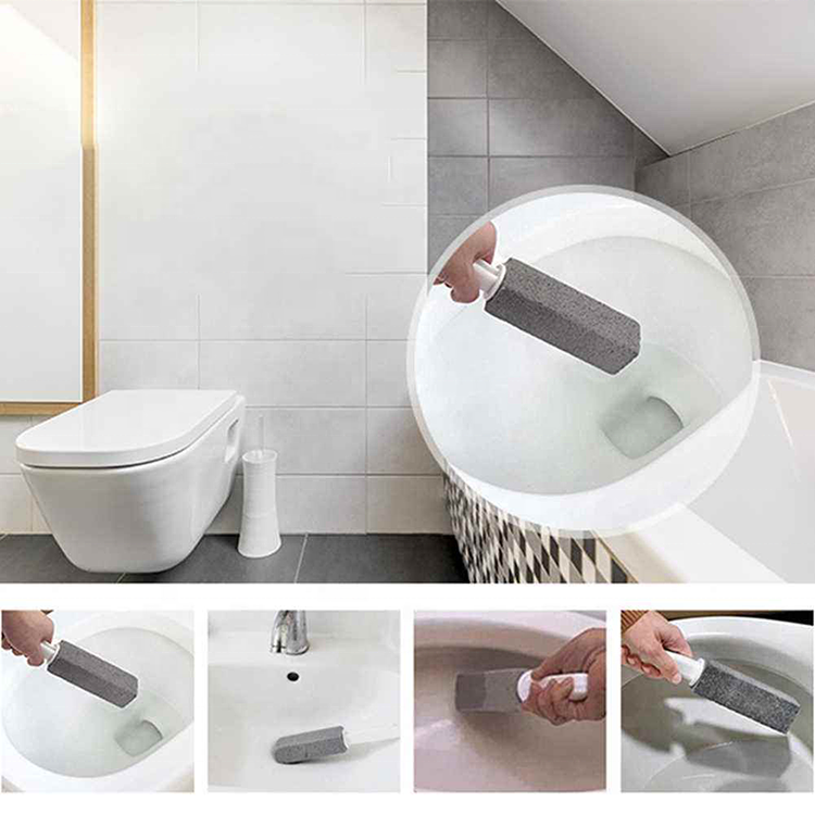 Handle Clean Toilet Block Pumice Stone Brush Toilet Bowl Household Cleaning Toilet Stain Hard Water Ring Remover Brick