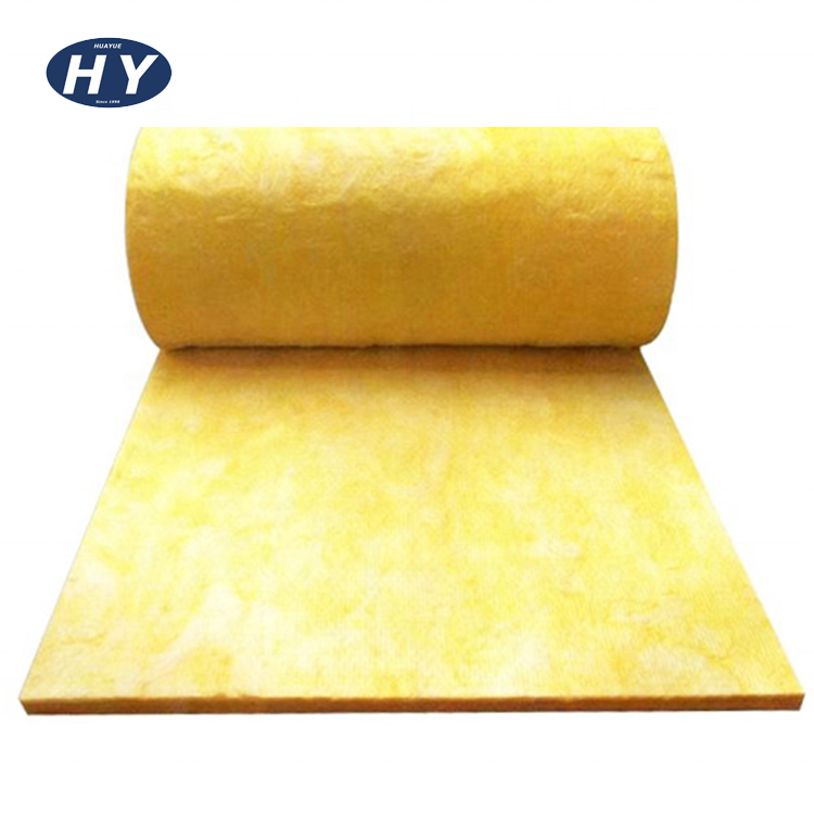 High Quality Fireproof Waterproof Heat Insulated Glass Wool Blanket for Roof And Building Exterior Wall Insulation