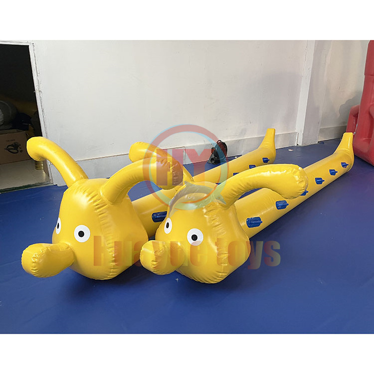 Outdoor PVC Inflatable Caterpillar Race Games,Adults Inflatable Sports Games For Carnival Team Building