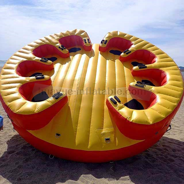 High Quality Lounge Twister Inflatable Ski Towable Banana Boat Water Sports Floating Spinner for Sale