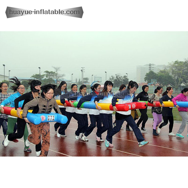 New Design Inflatable Light Column Team Building Funny Games Inflatable Ladder Game Wipeout Game