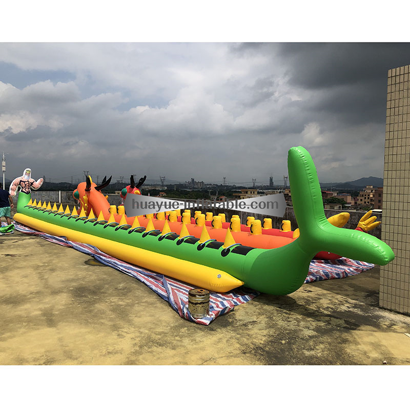 Commercial Inflatable Dragon Banana Boat Inflatable Water Sports Enter Jet Ski Towable Pontoons Tubes