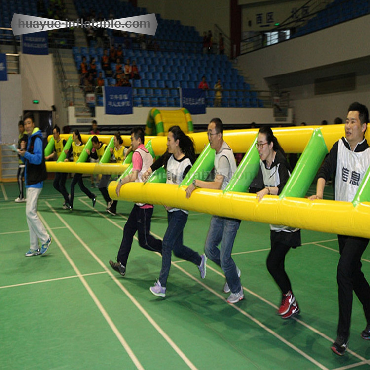 New Design Inflatable Light Column Team Building Funny Games Inflatable Ladder Game Wipeout Game