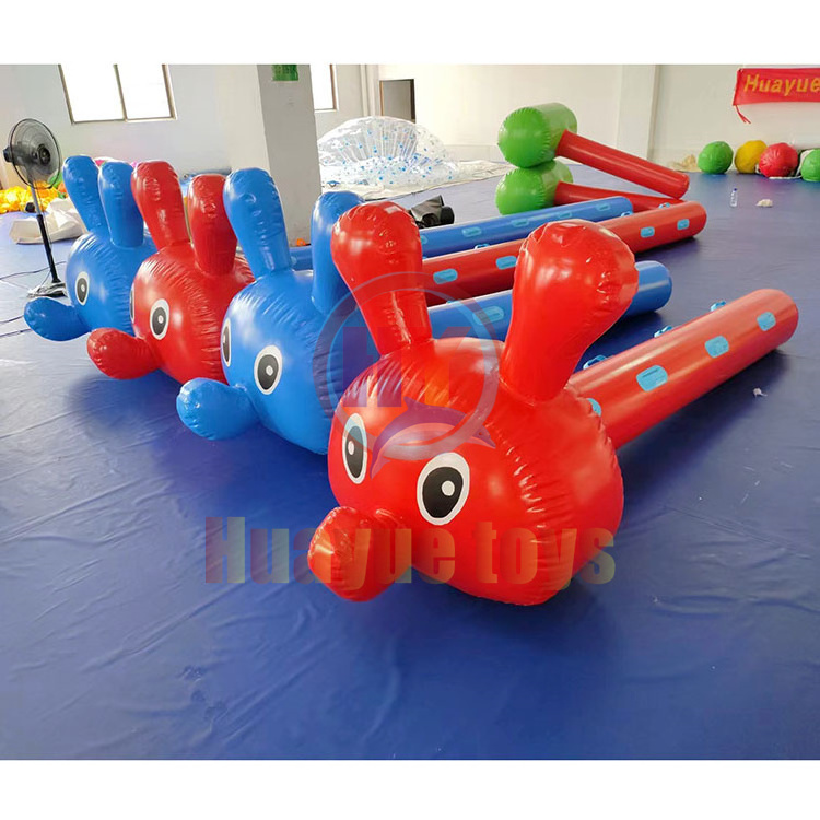 Outdoor PVC Inflatable Caterpillar Race Games,Adults Inflatable Sports Games For Carnival Team Building