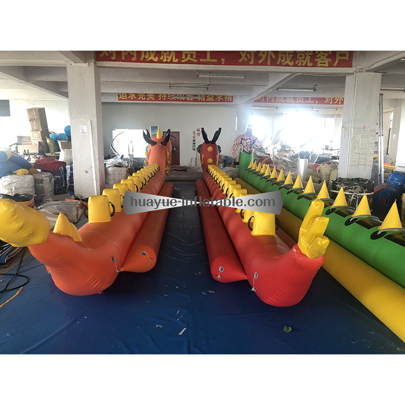 Commercial Inflatable Dragon Banana Boat Inflatable Water Sports Enter Jet Ski Towable Pontoons Tubes