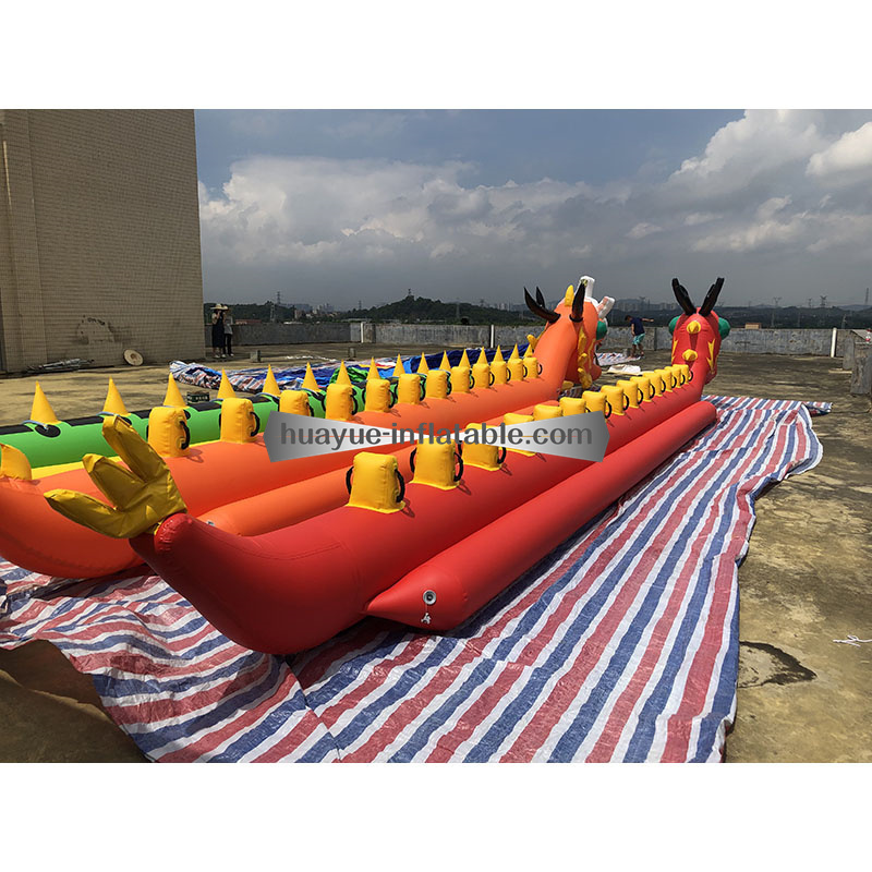 Commercial Inflatable Dragon Banana Boat Inflatable Water Sports Enter Jet Ski Towable Pontoons Tubes