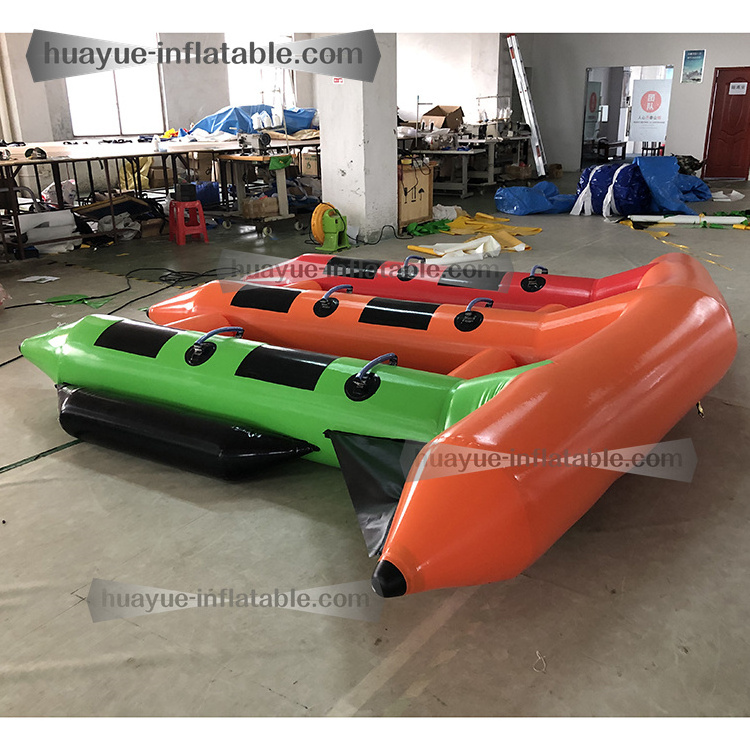 Factory price inflatable water fly fish for towable game airtight Flying Fish 4 Seats Banana Boat