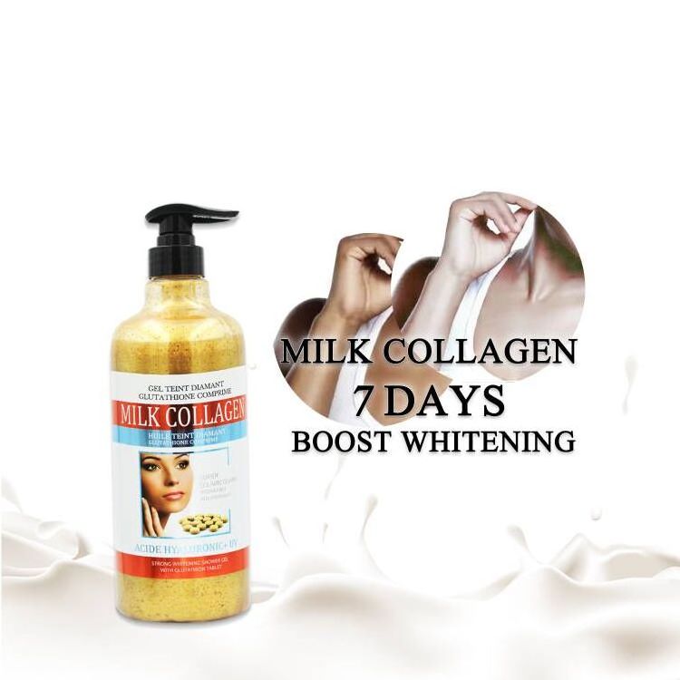 goat milk whitening shower gel liquid soap skin whitening shower gel vegan fruit collagen shower gel