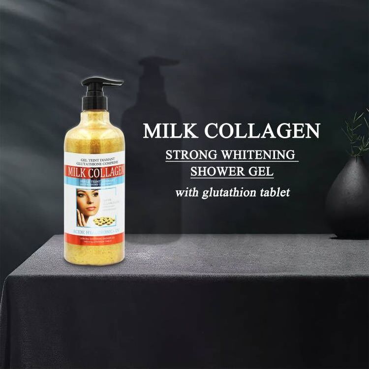 goat milk whitening shower gel liquid soap skin whitening shower gel vegan fruit collagen shower gel