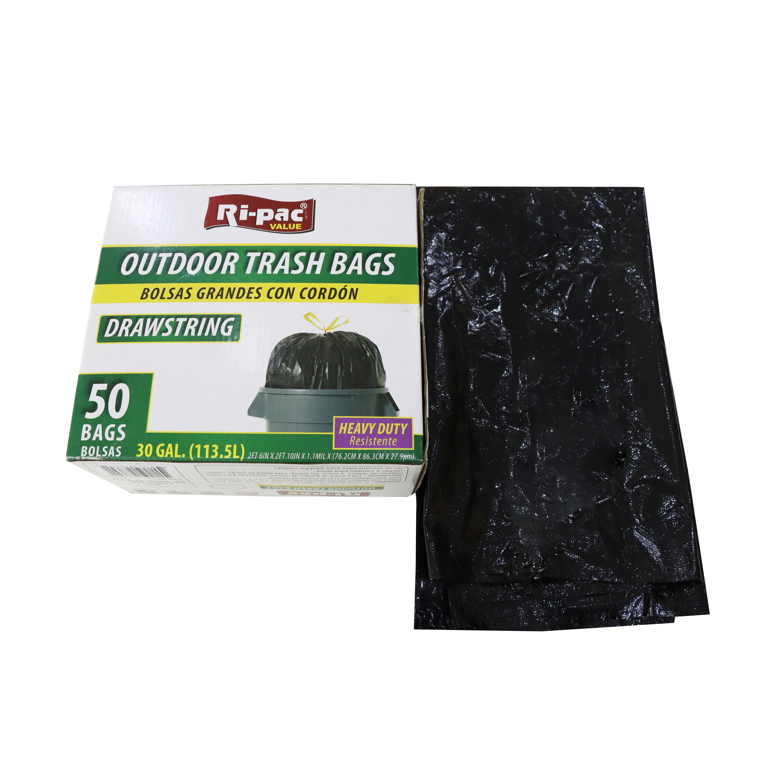 PE Household Supermarket Drawstring 100% Biodegradable Drawstring Plastic Dustbin Trash Sack Bags Garbage Bag