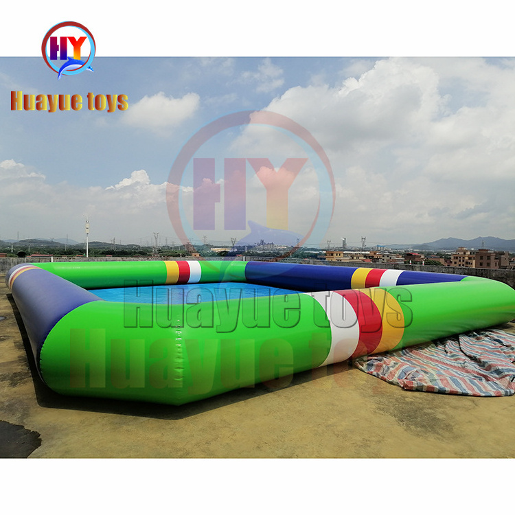 Huge Deep Pvc Inflatable Square Swimming Pool Adult Inflatable Pool For Sale