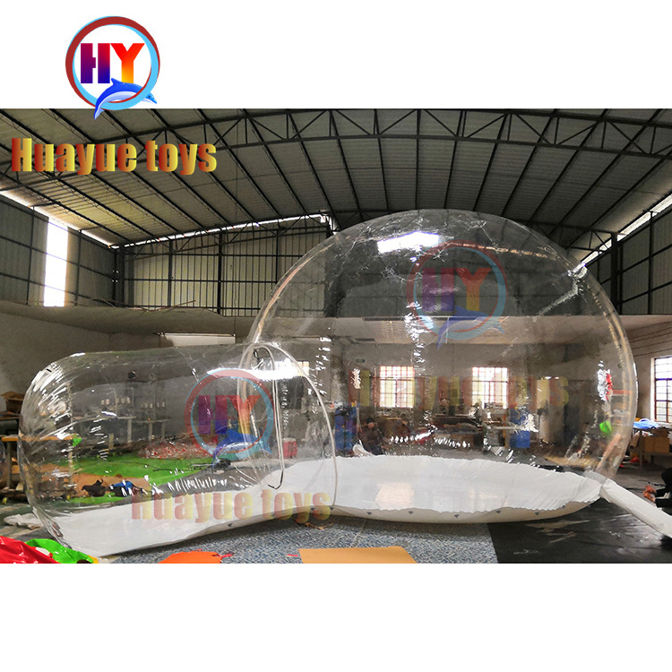 Outdoor 360 Degree New Glamping Igloo Garden Lodge Hotels Shelter Clear Christmas tent Inflatable Bubble Advertising Dome Tent