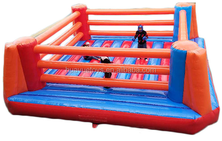 Rental Large PVC Inflatable Battle Zone Wrestling Bouncy Boxing Ring / Inflatable Fighting Ring Boxing Field For Sale