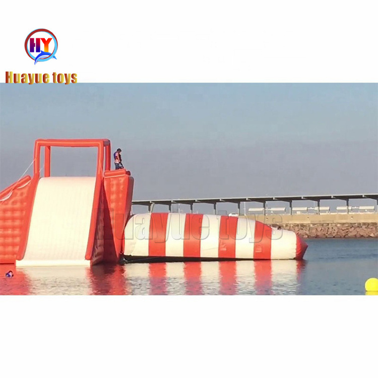 Water park inflatable jump water ball water catapult launch pillow bag inflatable slide