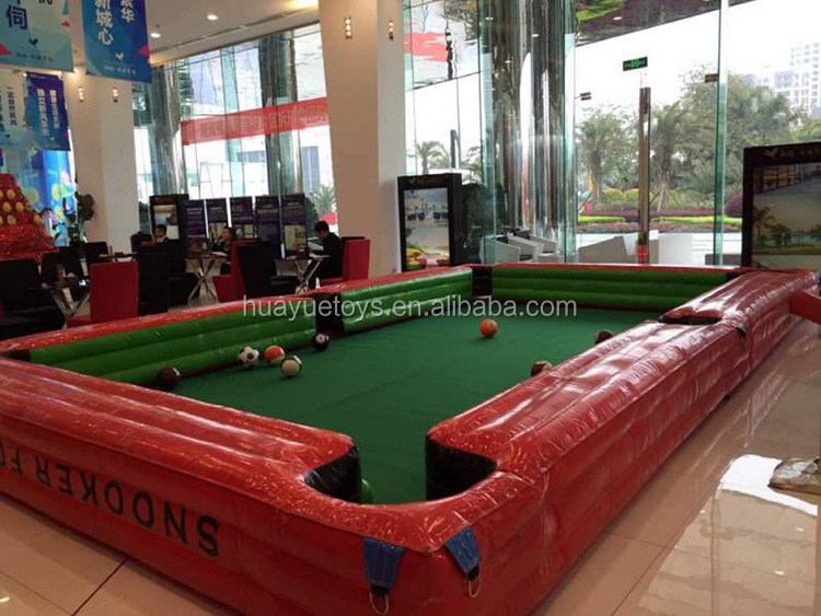 Inflatable Human Pool Table,Giant inflatable billiards table, snooker ball field