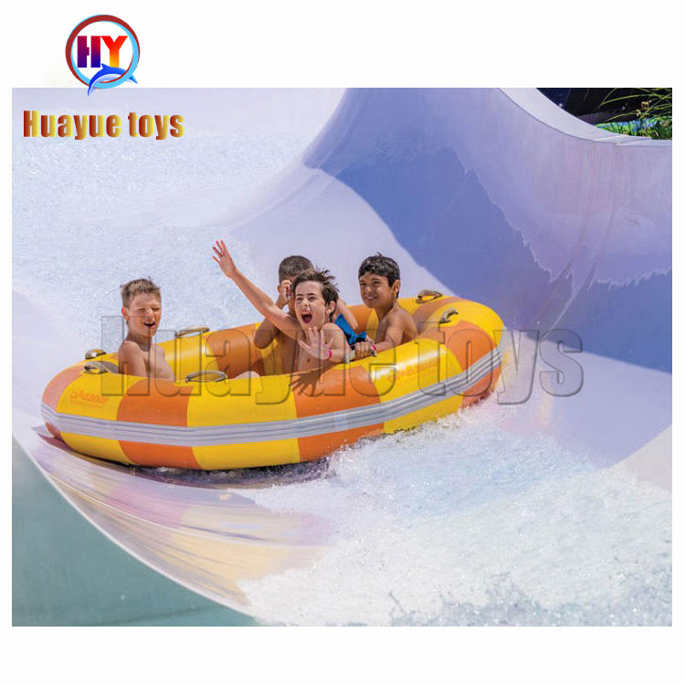 China Factory Inflatable Water park Family Slide Round Tube Boat