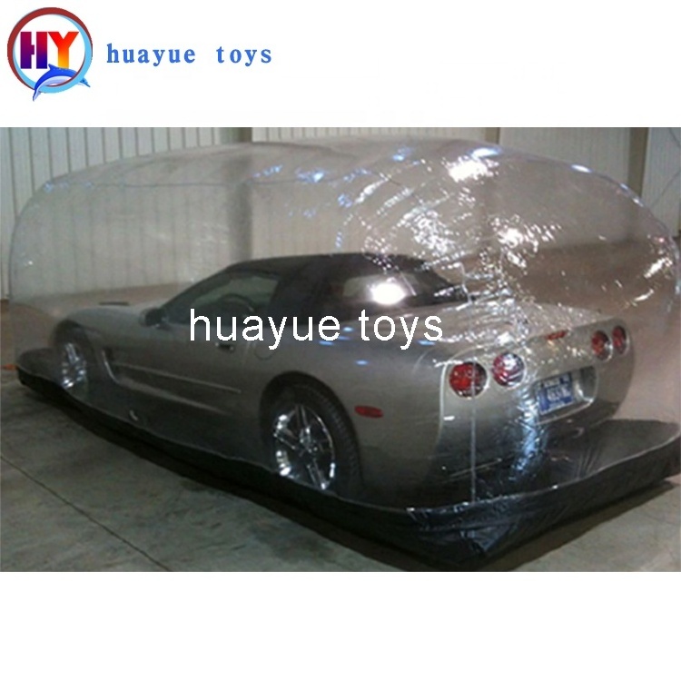 Cheap Clear Inflatable Car Bubble Vehicle Capsule Cover PVC Inflatable Car Storage Bubble For Rental