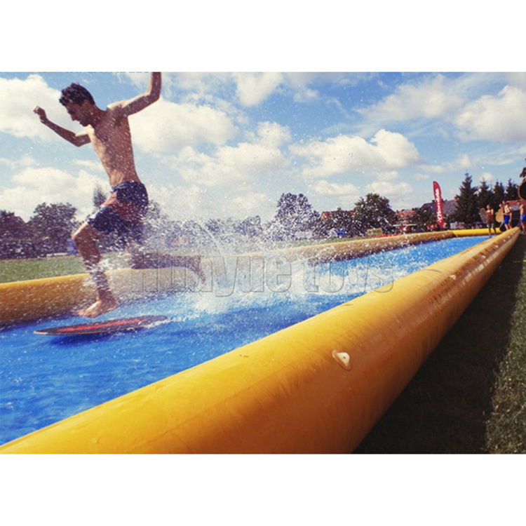 Portable Skimboarding Pool Inflatable Skimboard Track Inflatable Wave Water Surf Pool For Sport Games